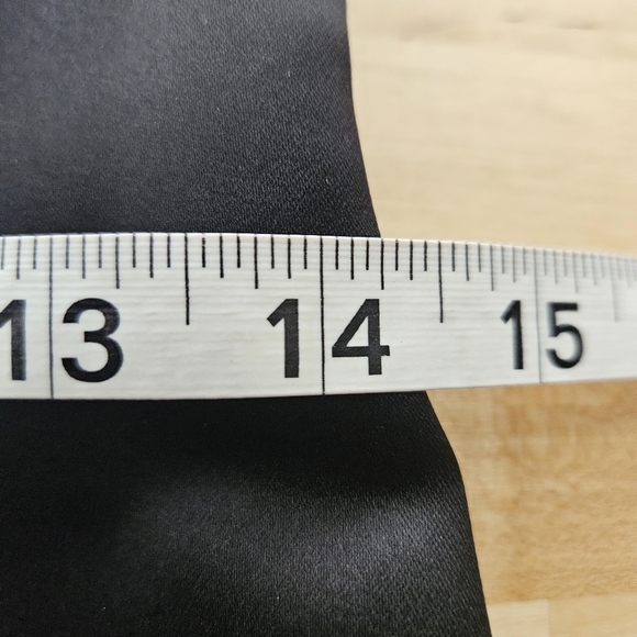 Jessica McClintock X Gunne Sax Strapless Black Vintage Dress Size 6 Goth Mobwife - Picture 7 of 11